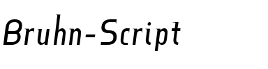Bruhn Script Regular.ttf