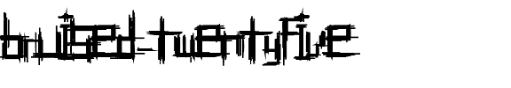 Bruised TwentyFive.ttf