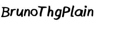 BrunoThgPlain Medium.ttf