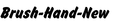 Brush Hand New Regular.otf