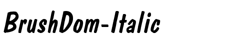 BrushDom Italic.ttf
