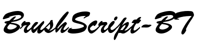 BrushScript BT Regular.ttf