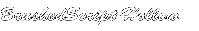BrushedScript Hollow Regular.ttf