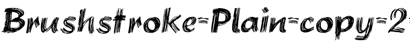 Brushstroke Plain Plain.ttf