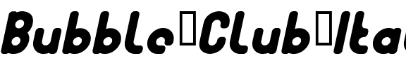 Bubble Club Italic.ttf