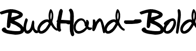 BudHand Bold.ttf