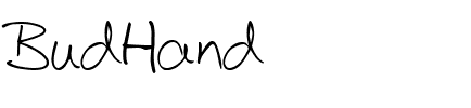 BudHand Regular.ttf