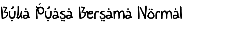 Buka Puasa Bersama normal.otf