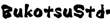 BukotsuStd-U Regular.ttf