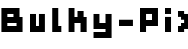 Bulky Pixels Regular.ttf