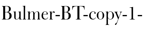 Bulmer BT Roman.ttf