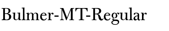 Bulmer MT Regular Regular.ttf