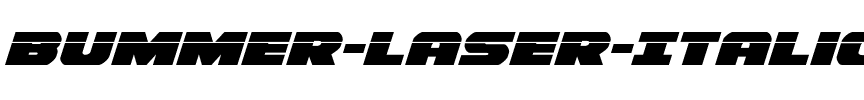 Bummer Laser Italic Italic.ttf