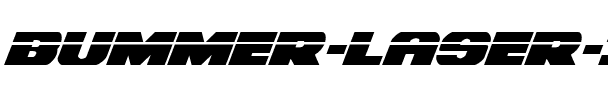 Bummer Laser Italic Laser Italic.ttf
