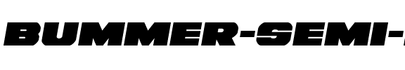 Bummer Semi-Italic Semi-Italic.ttf