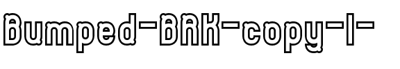 Bumped BRK Normal.ttf