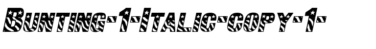 Bunting 1 Italic.ttf