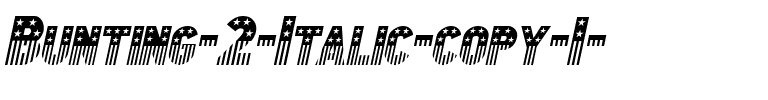 Bunting 2 Italic.ttf
