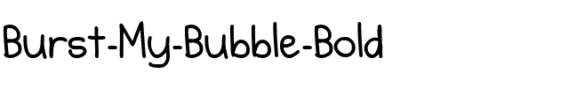 Burst My Bubble Normal.ttf
