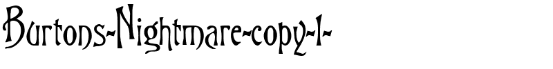 Burtons Nightmare Regular.ttf