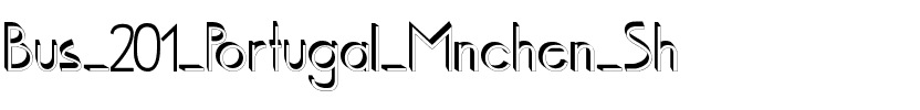 Bus 201 Portugal Mnchen Sh Regular.ttf