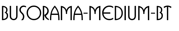 Busorama Md BT Medium.ttf