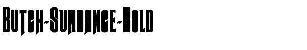 Butch & Sundance Bold Bold.ttf