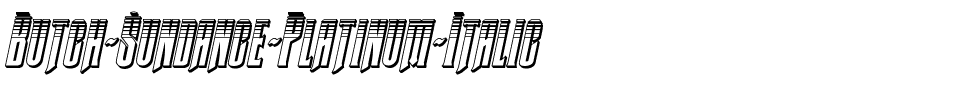 Butch & Sundance Platinum Italic Italic.ttf