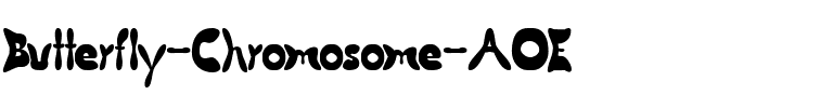 Butterfly Chromosome AOE Regular.ttf