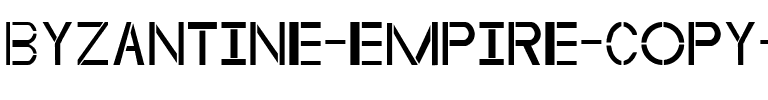 Byzantine Empire Regular.ttf