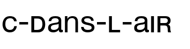 C Dans L’air Regular.ttf