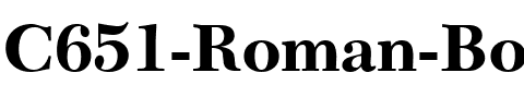 C651-Roman Bold.ttf