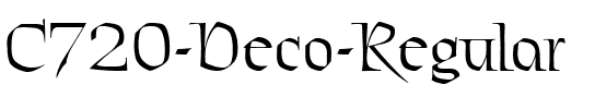 C720-Deco Regular.ttf