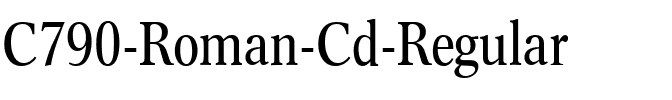 C790-Roman-Cd Regular.ttf