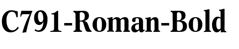 C791-Roman Bold.ttf