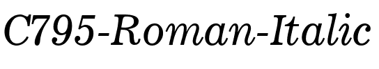 C795-Roman Italic.ttf
