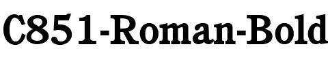 C851-Roman Bold.ttf