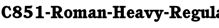 C851-Roman-Heavy Regular.ttf