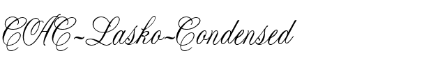 CAC Lasko Condensed Regular.ttf