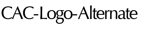 CAC Logo Alternate Regular.ttf