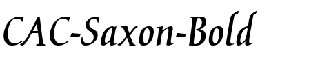 CAC Saxon Bold Regular.ttf