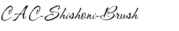CAC Shishoni Brush Regular.ttf