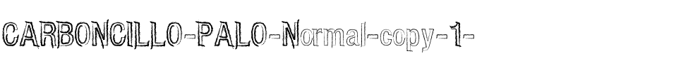 CARBONCILLO PALO Normal.ttf