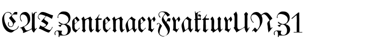 CAT Zentenaer Fraktur UNZ1 Regular.ttf