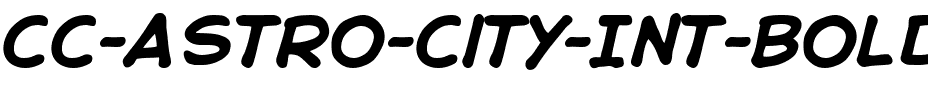 CC Astro City Int Bold Italic.ttf