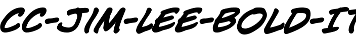 CC Jim Lee Bold Italic.ttf