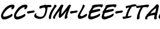 CC Jim Lee Italic.ttf