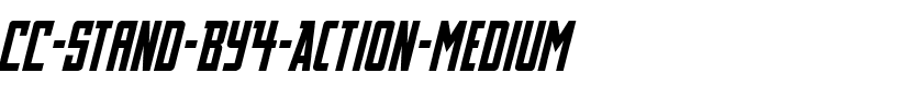 CC Stand By4 Action Medium.ttf