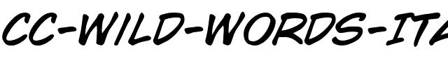 CC Wild Words Italic.ttf