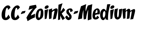 CC Zoinks Medium.ttf